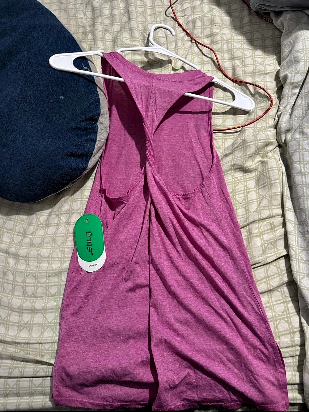 Academy Burnout Twist Back Tank Twist Back Tank in Pink Size XS NWT